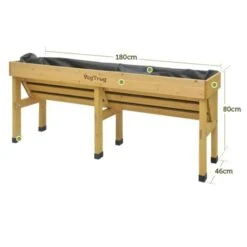 Vegtrug Kweektafel Muurmodel Naturel - 180 Cm -Buitentuinwinkel 1517214844 1 600