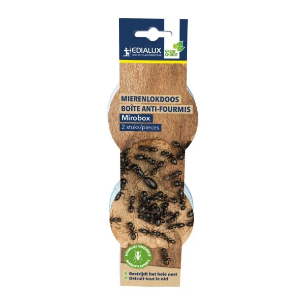 EDIALUX Mierenlokdoos Mieren Bestrijden - Mirobox - Set Van 2 Stuks 4 EDIALUX Mierenlokdoos Mieren Bestrijden - Mirobox - Set Van 2 Stuks - Afbeelding 2