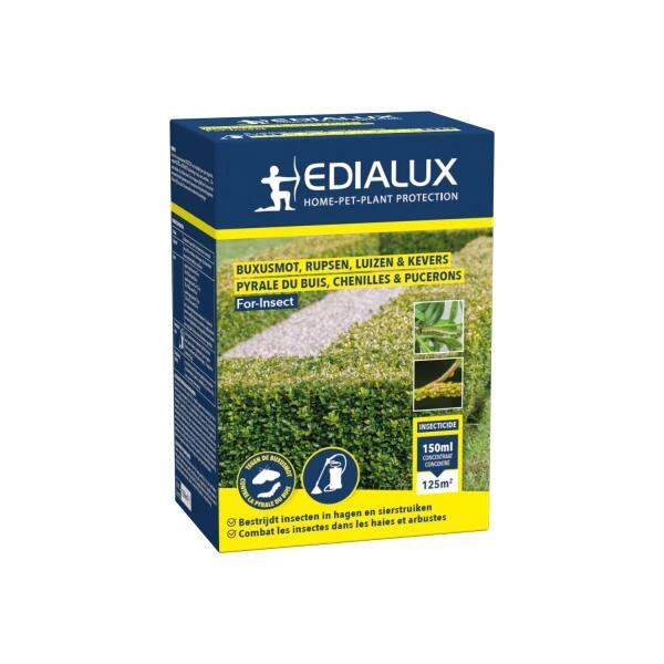 EDIALUX For-insect Buxus - Bestrijding Tegen Buxusmot 150 Ml 4 EDIALUX For-insect Buxus - Bestrijding Tegen Buxusmot 150 Ml - Afbeelding 2