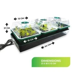 Elektrische Vensterbankkas Met Waterreservoir -Buitentuinwinkel elektrische kweekset 1674116048 4 600