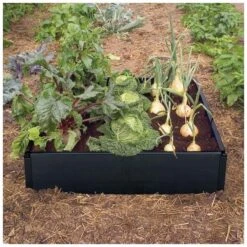 Groeibed Vierkant Kunststof - 97,5 × 97,5 × 25 Cm