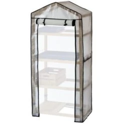 Vegtrug Kweekkas Met Houten Frame - 4 Rekken -Buitentuinwinkel kweekkas vegtrug 4 rekken 1625039832 3 600