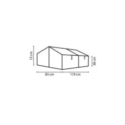 Buitentuinwinkel 19 Buitentuinwinkel -Buitentuinwinkel miniserre gaia jumbo gehard glas 1660739251 2 600