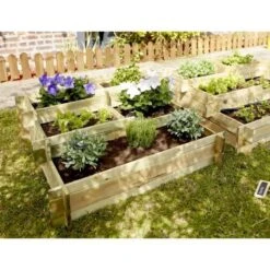 Moestuinbak Angelic Trapvorm - 187 Liter -Buitentuinwinkel moestuinbak nikita trapvorm 1484068158 2 600