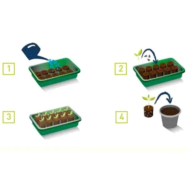 Onderschaal Voor 28 Turftabletten 4 Onderschaal Voor 28 Turftabletten - Afbeelding 2