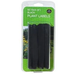 Plantenlabels Zwart Kunststof - 15 Cm - Set Van 50 Stuks -Buitentuinwinkel plantenlabels zwart 1484062282 1 600