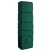 Regenton Muurmodel SLIM 650 Liter + Kraan - Groen -Buitentuinwinkel regenton muurmodel slim 650l groen kr 1603727191 600