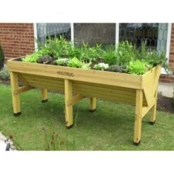 Vegtrug Verhoogde Kweektafel - 180 × 76 × 80 Cm -Buitentuinwinkel vegtrug 180 cm 1484054920 2 600