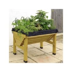 Vegtrug Verhoogde Kweektafel - 1 × 0,8 × 0,8 M -Buitentuinwinkel vegtrug 1 m 1484054491 3 600